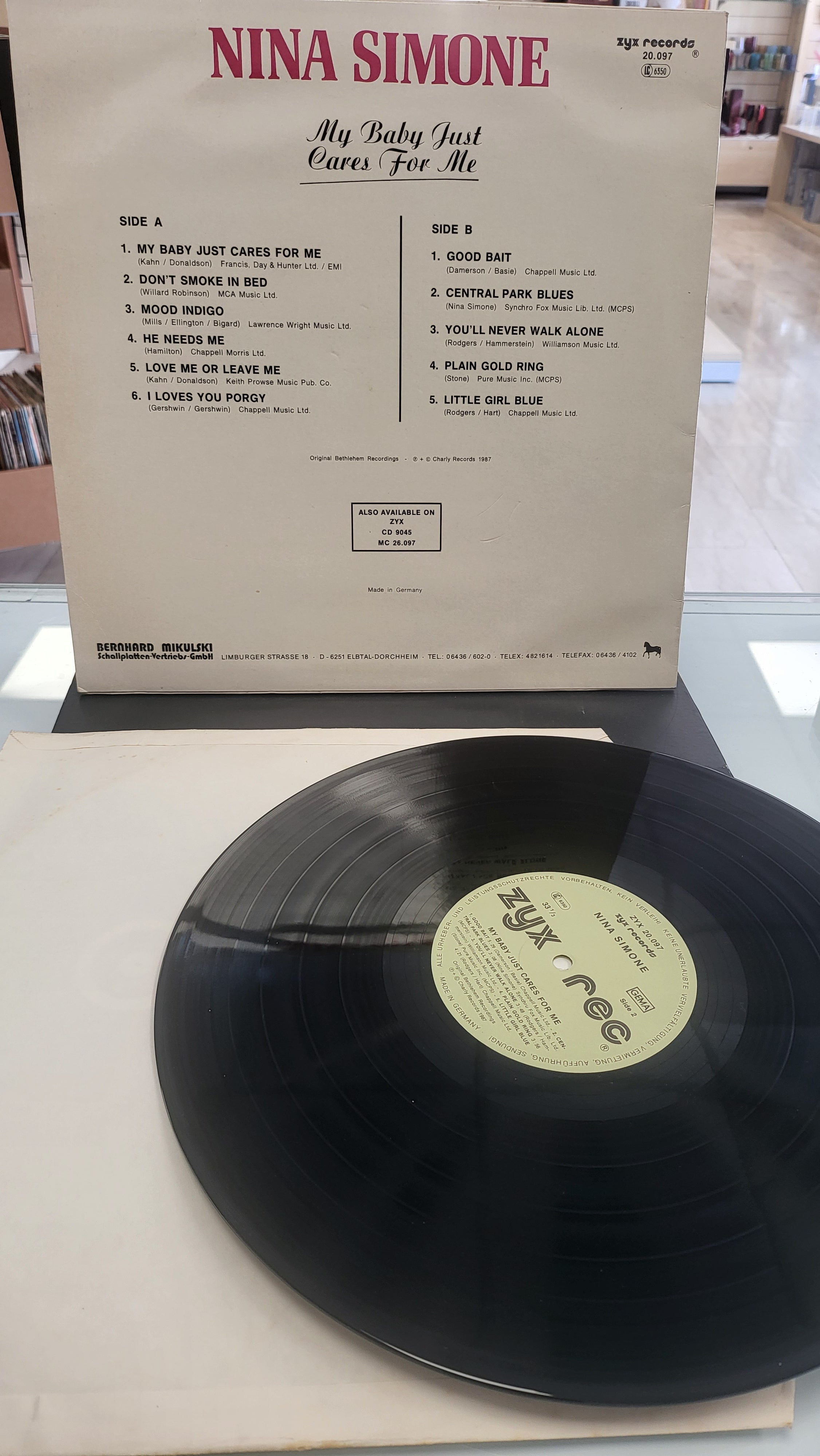 Lp Raro - Nina Simone - My Baby Just Cares For Me