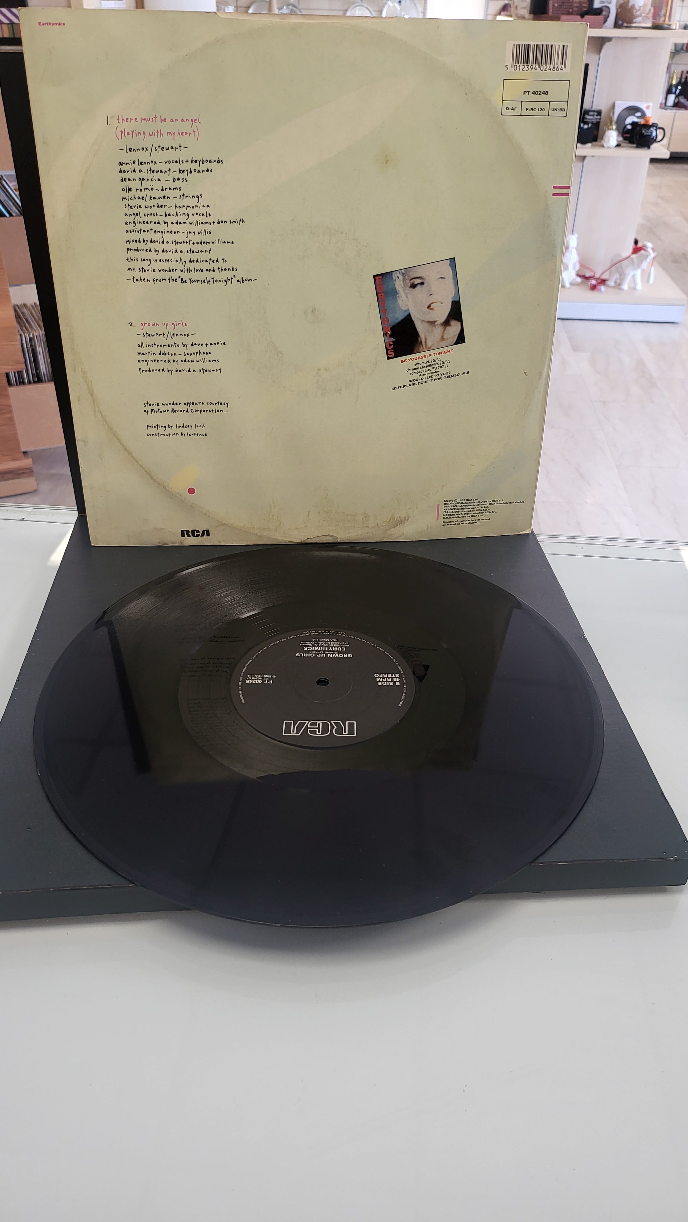Lp Raro - Eurythmics - There Must Be an Angel