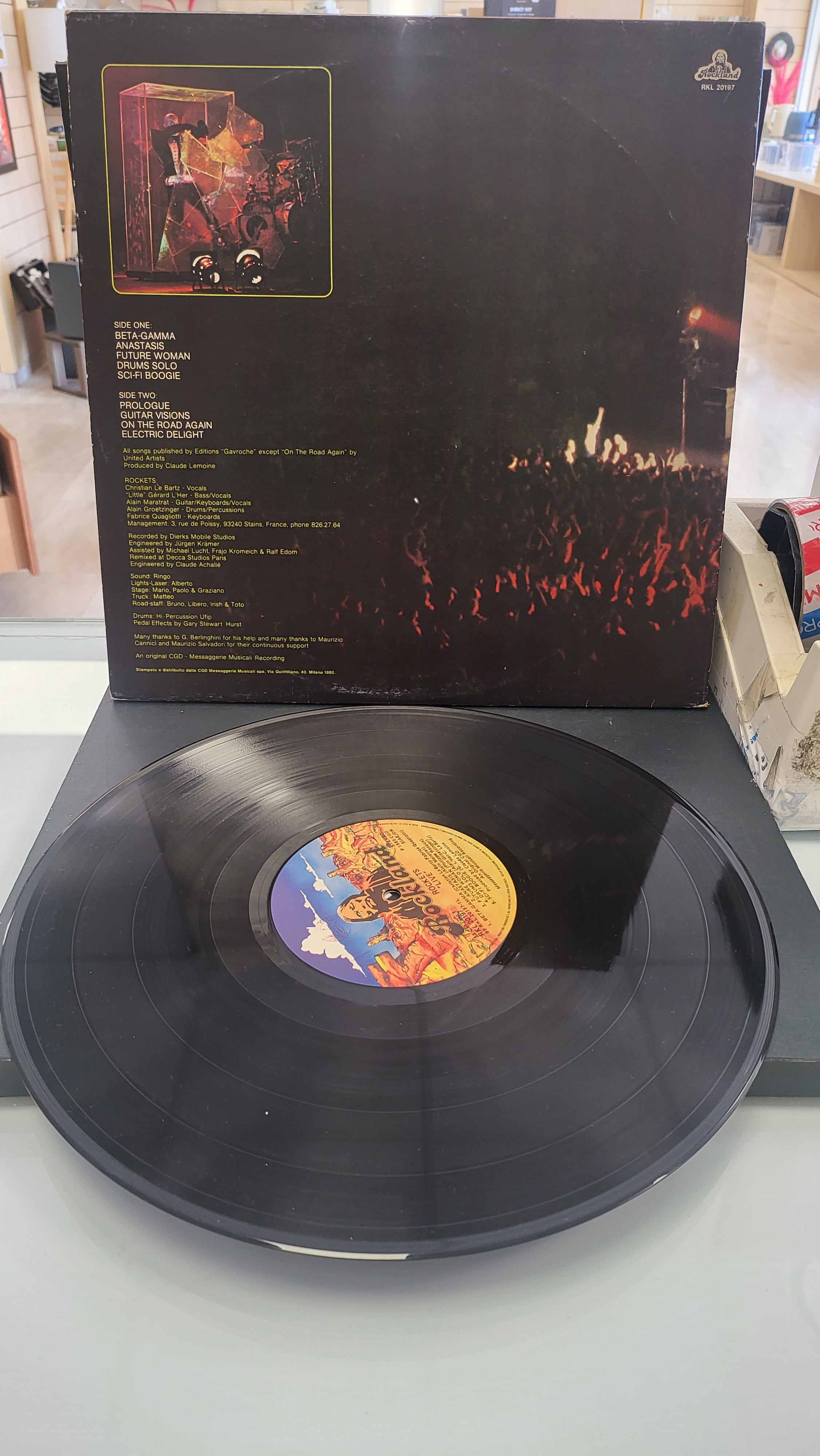 Lp Raro - The Rockets - Plasteroid