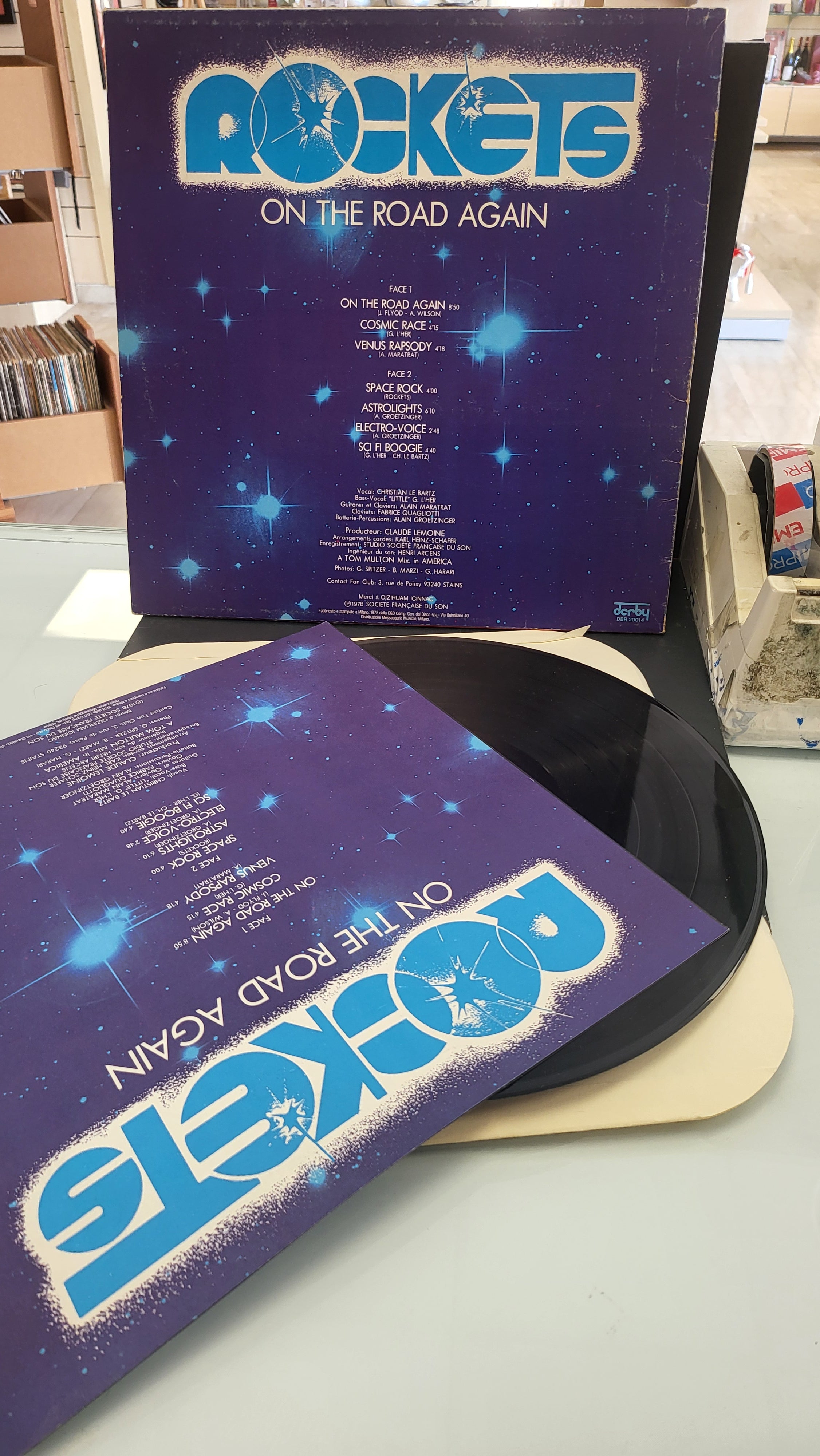 Lp Raro - The Rockets - On the Road Again