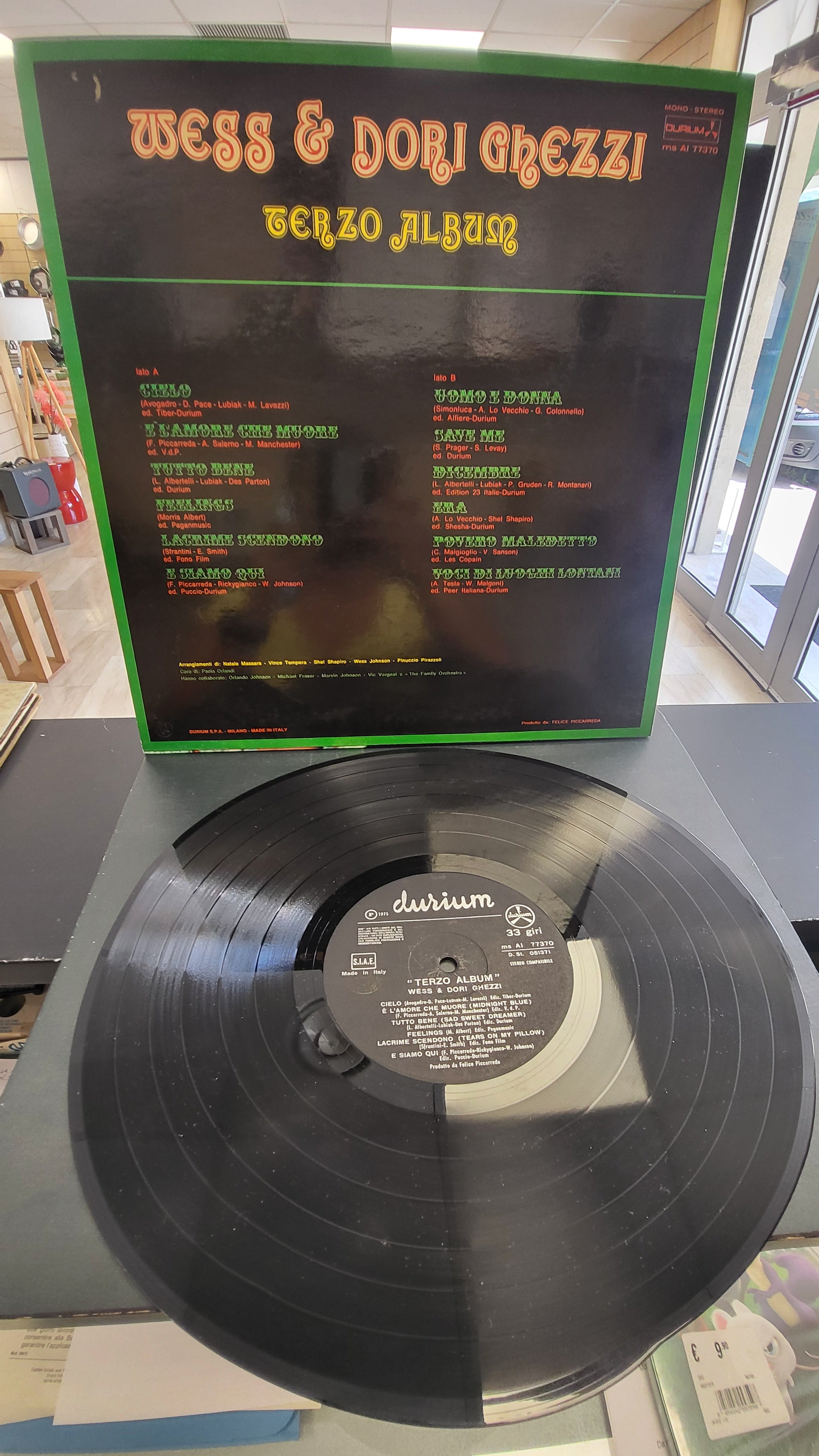 Lp Raro - Wes e Dori Ghezzi - Terzo Album