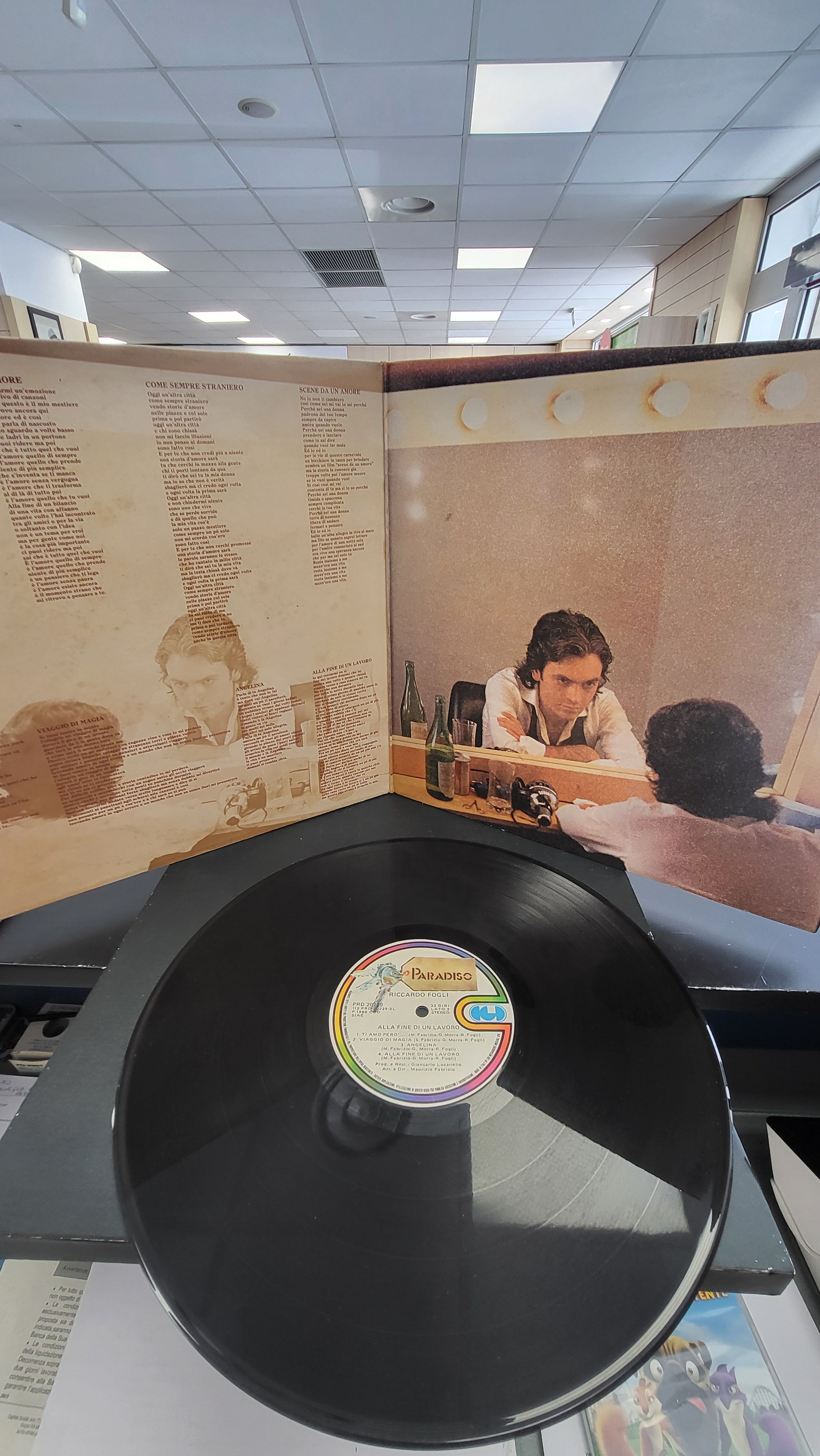 Lp Rarp - Riccardo Fogli - Alla Fine Di Un Lavoro