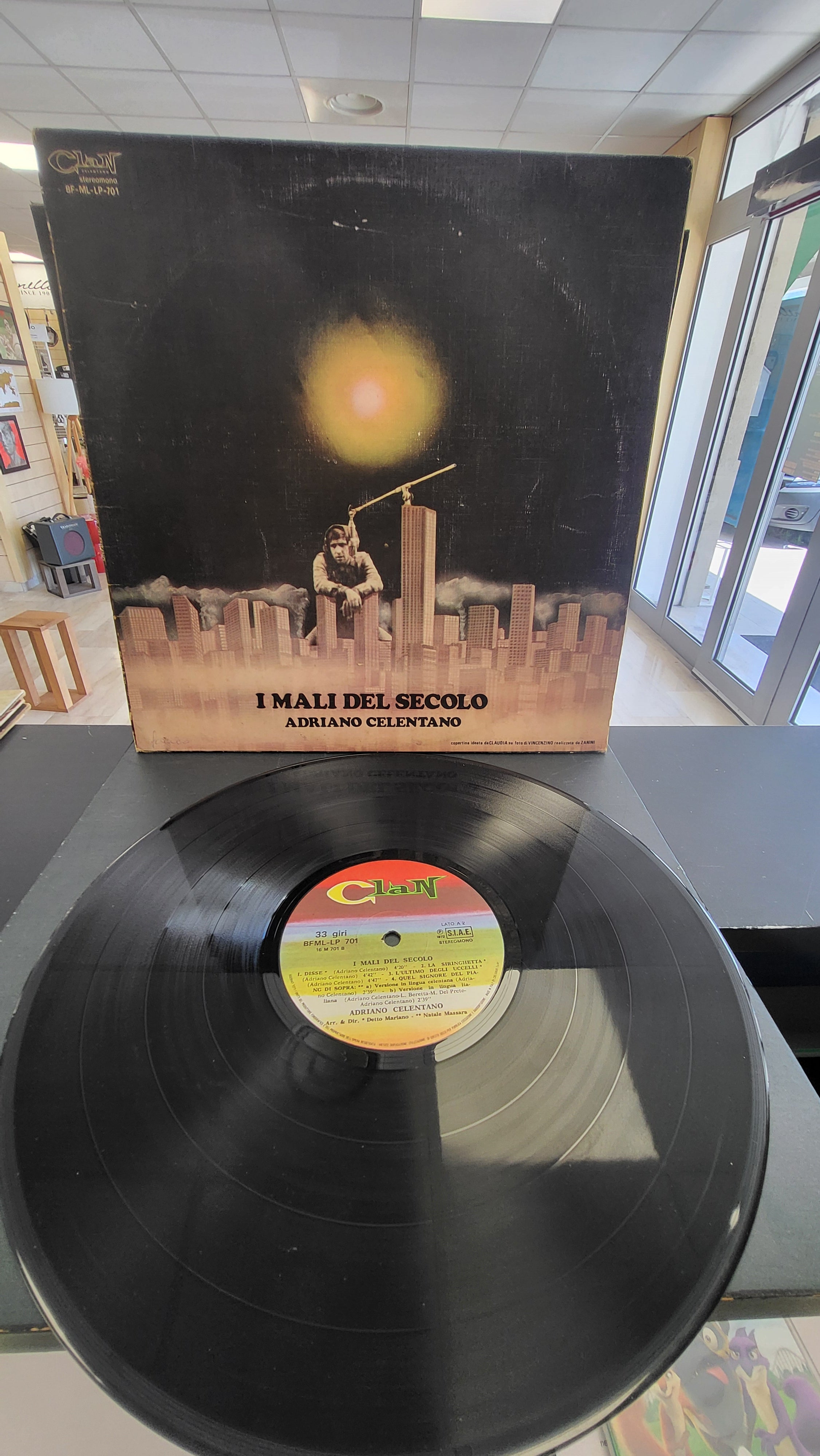 Lp Raro - Adriano Celentano - I Mali del Secolo
