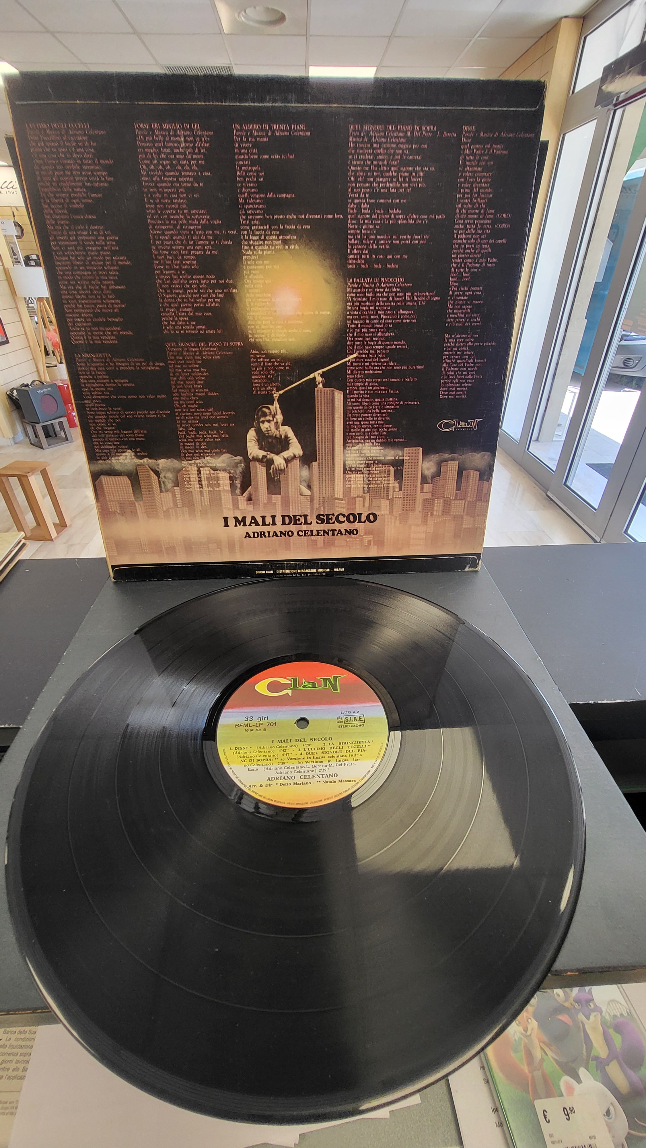 Lp Raro - Adriano Celentano - I Mali del Secolo