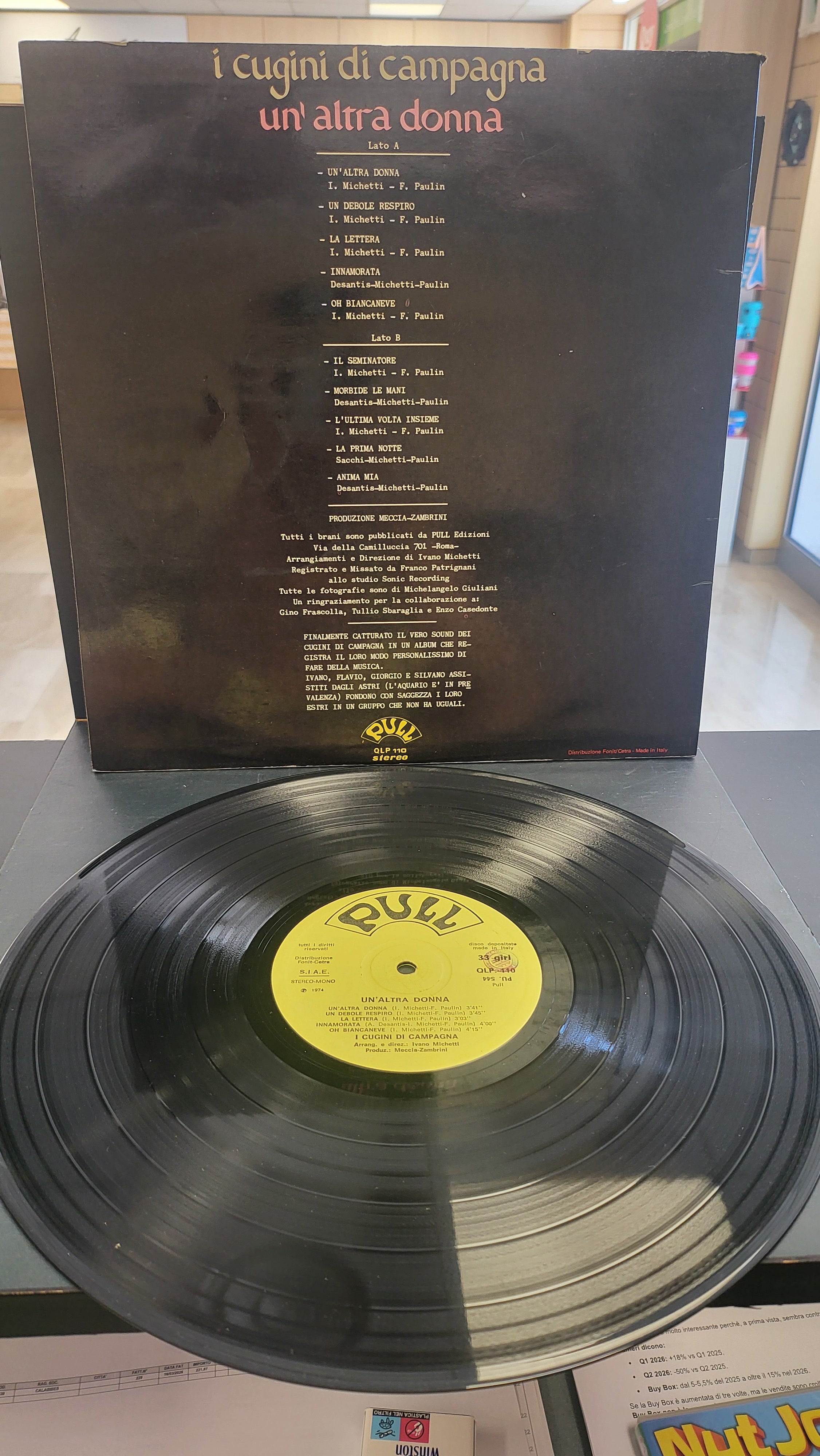 Lp Raro - I Cugini Di Campagna - Un'Altra Donna