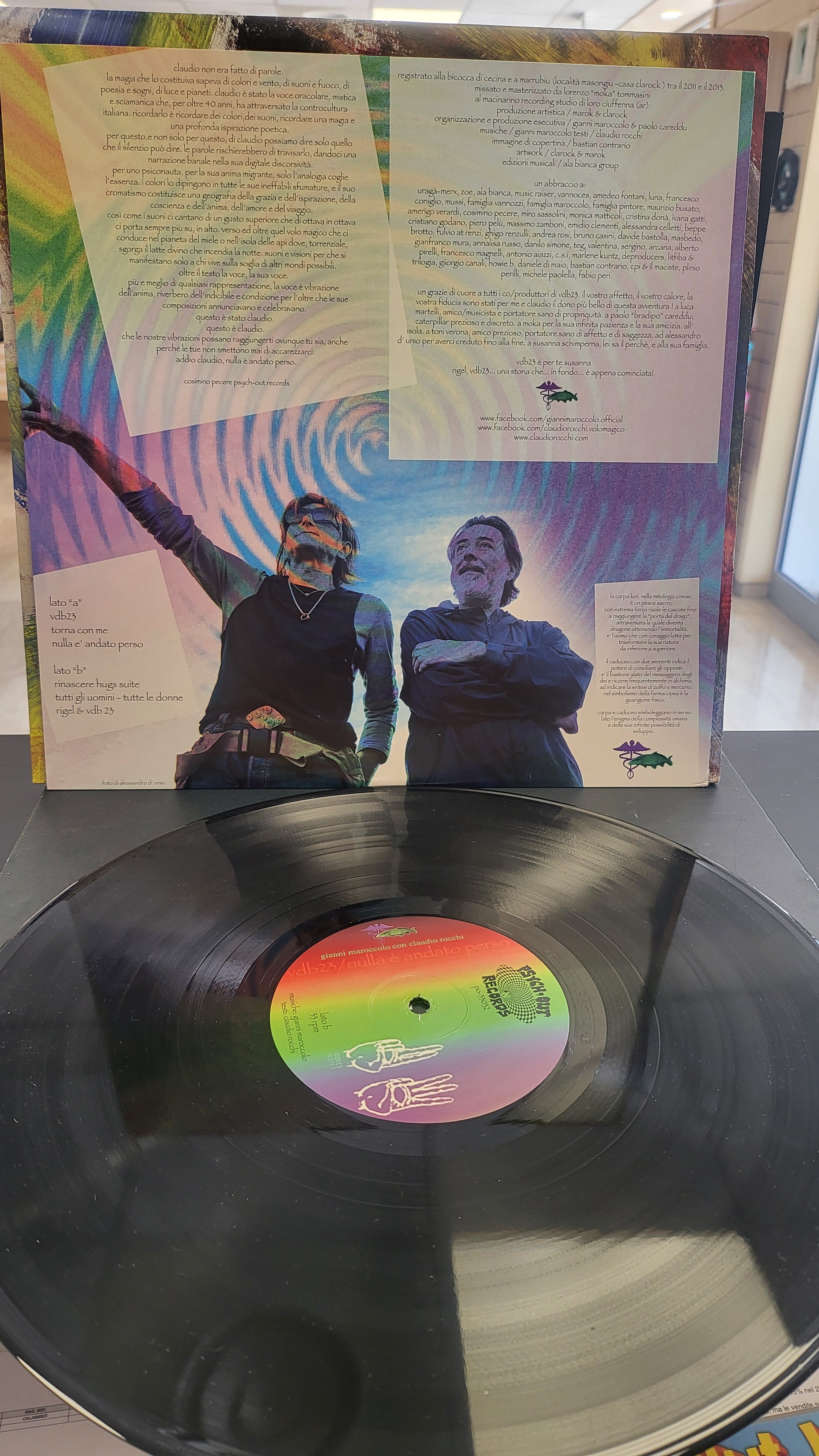 Lp Raro - Gianni Maroccolo con Claudio Rocchi - Vdb23/Nella è andato perso