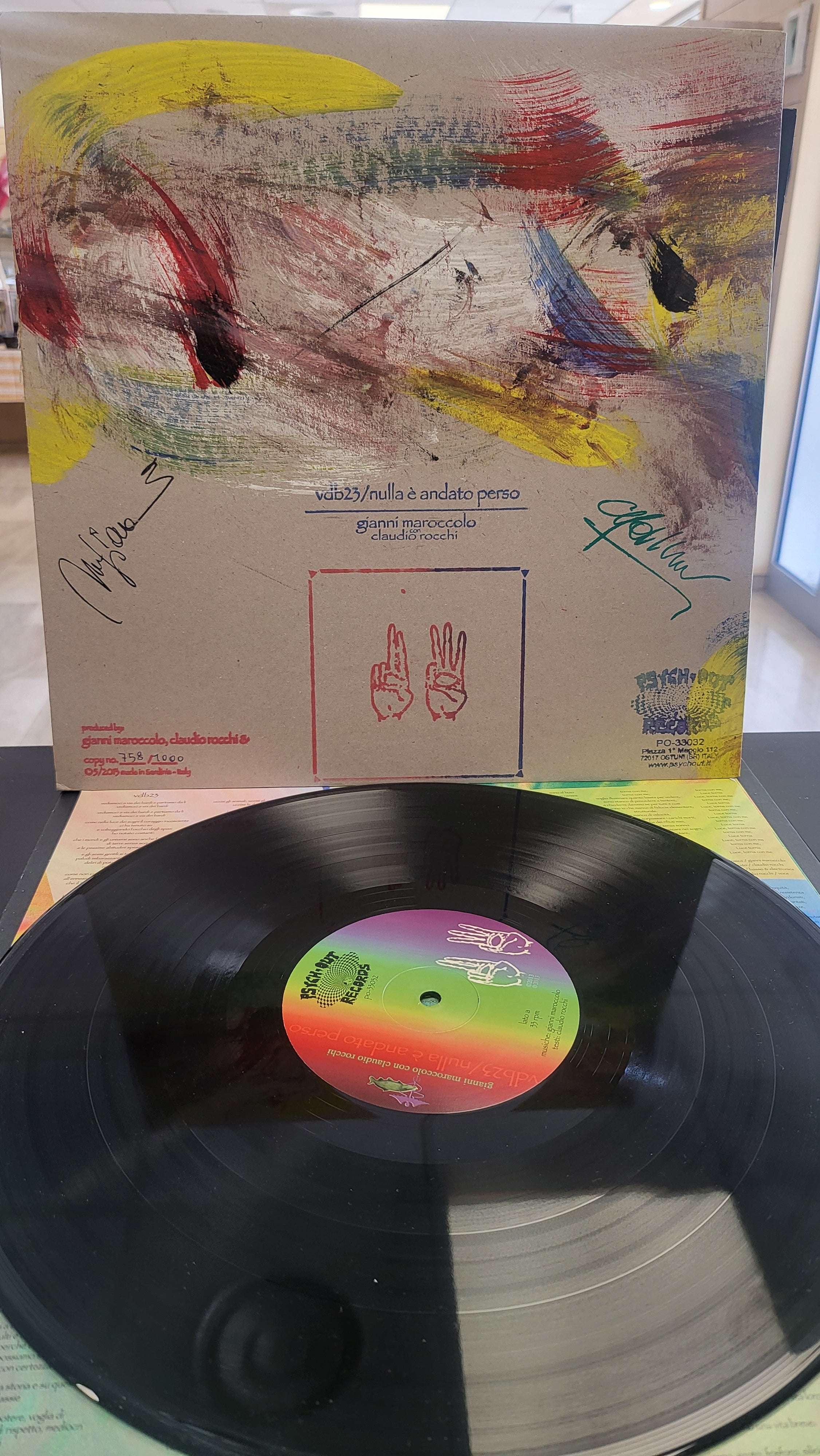 Lp Raro - Gianni Maroccolo con Claudio Rocchi - Vdb23/Nella è andato perso