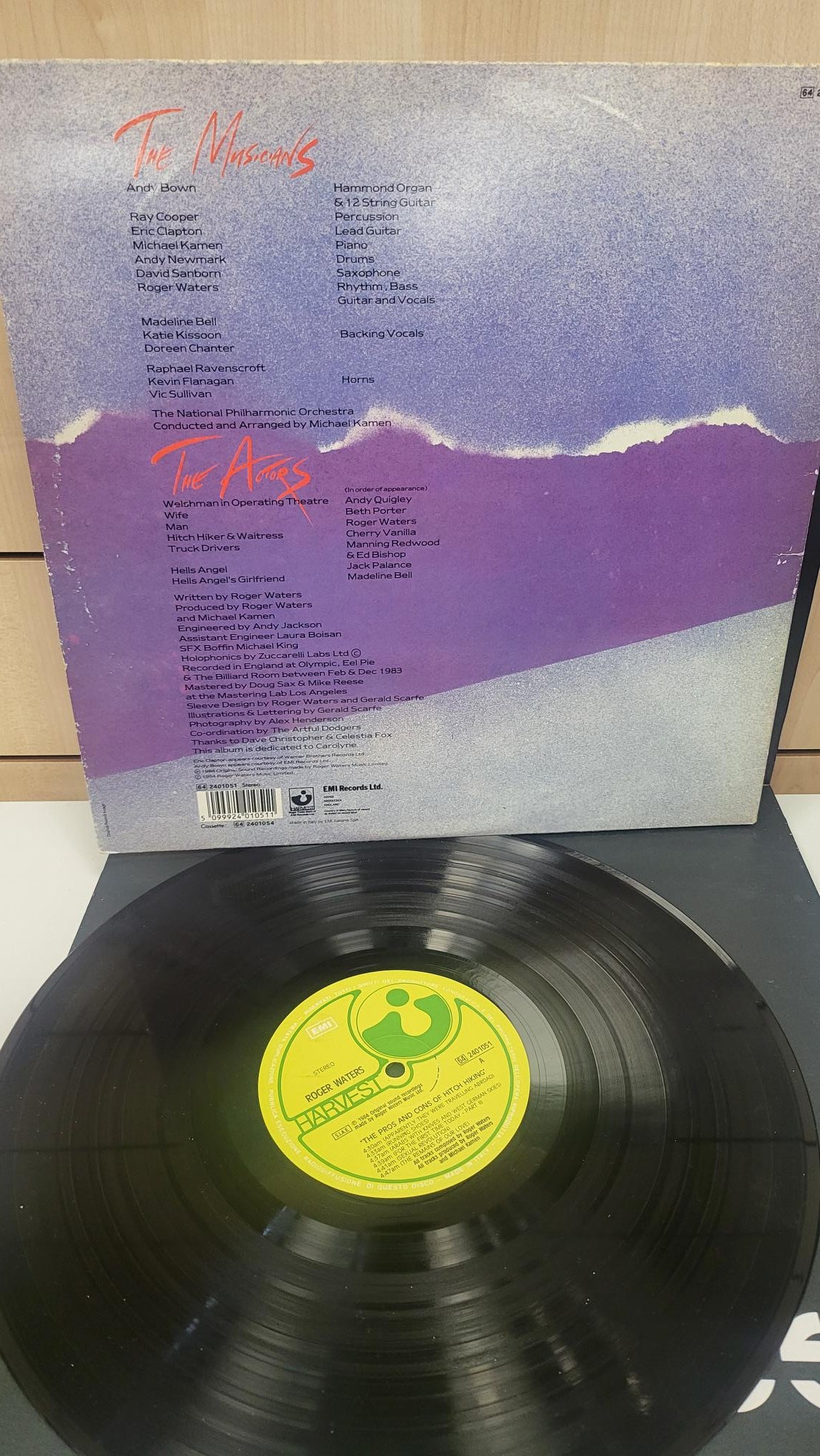 Lp Raro - Roger Waters - Pros and Cons Of Hitch Hiking