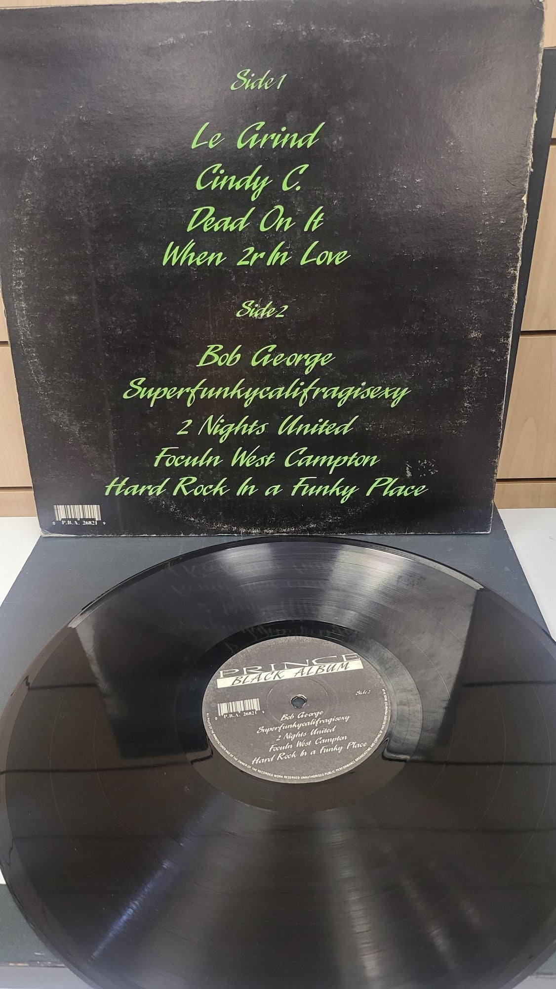 Lp Raro - Prince - Black Album