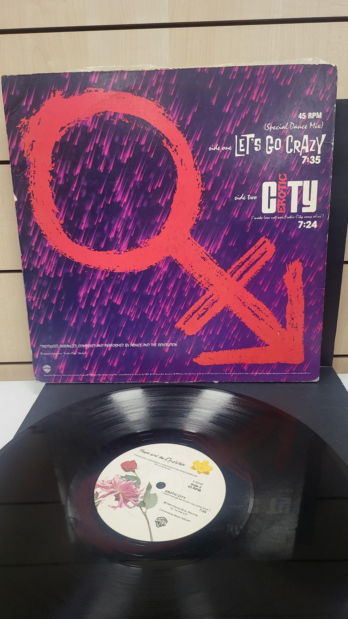 Lp Raro - Prince And The Revolution - Let's Go Crazy