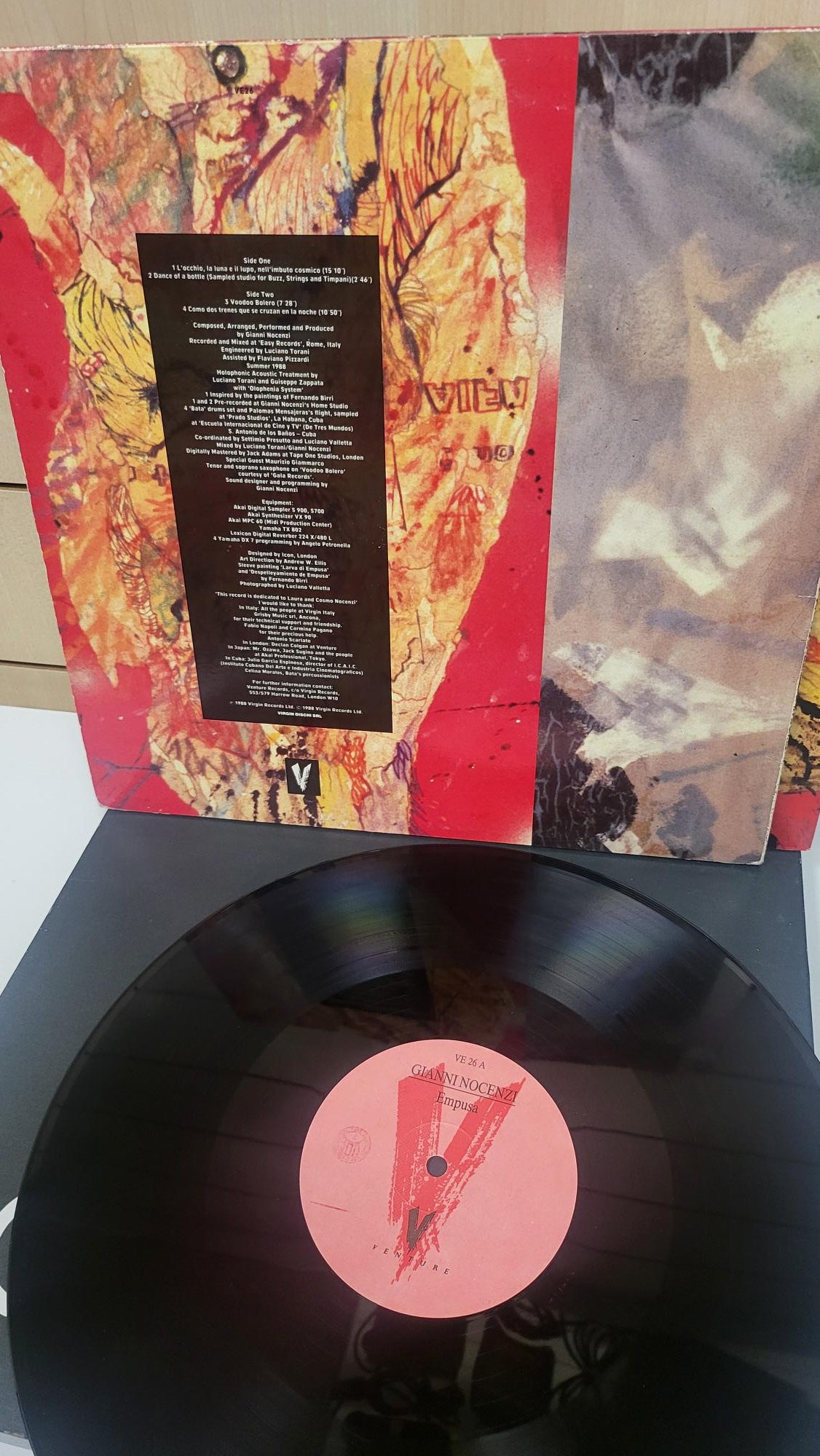 Lp Raro - Gianni Nocenzi - Empusa 1988