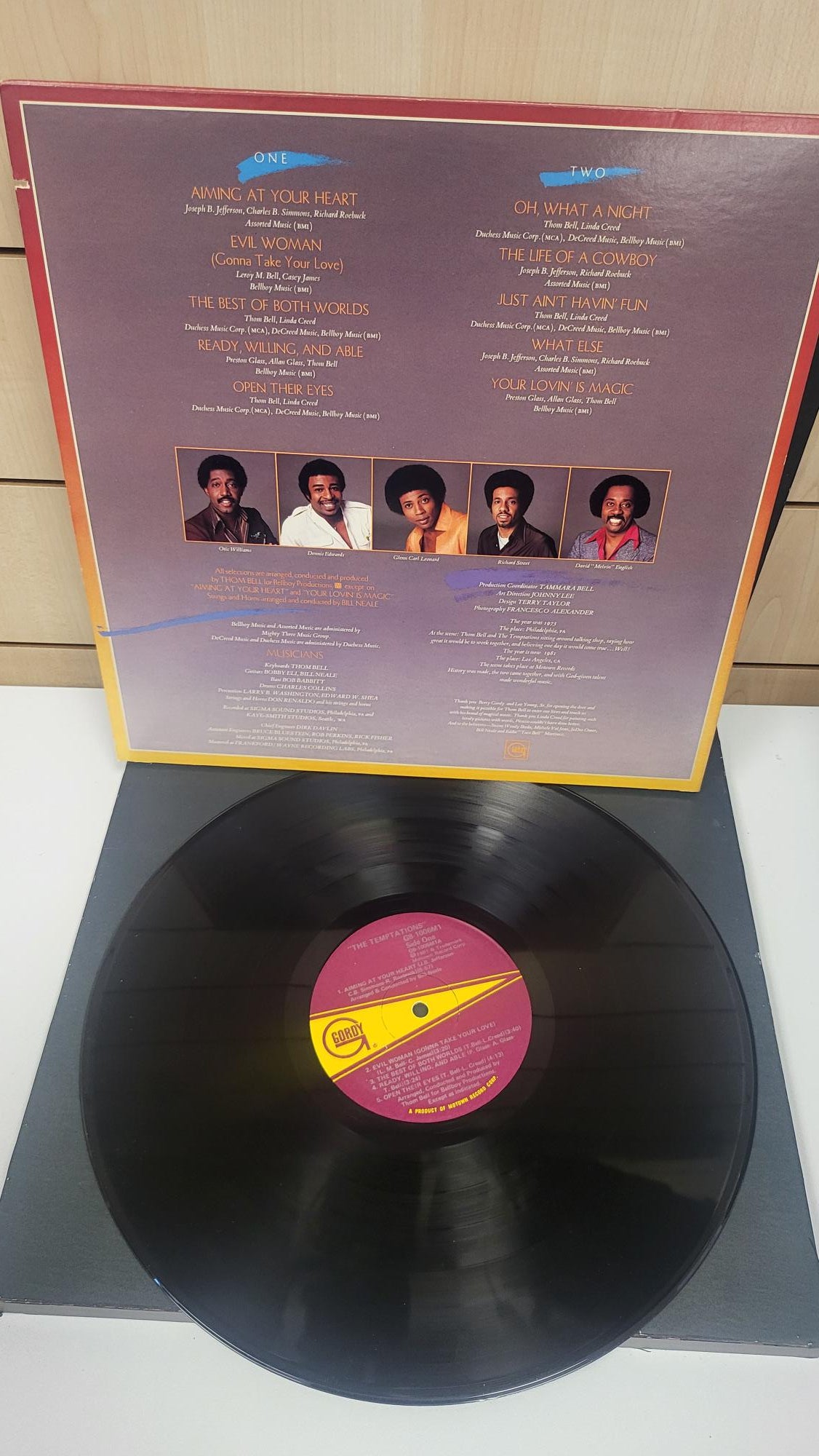 Lp Raro - The Temptations - The Temptations 1981