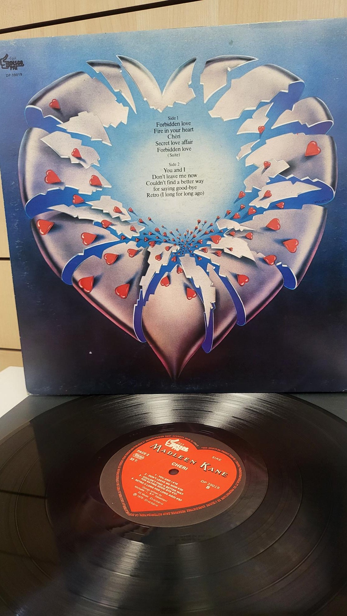 Lp Raro - Madleen Kane - Cheri