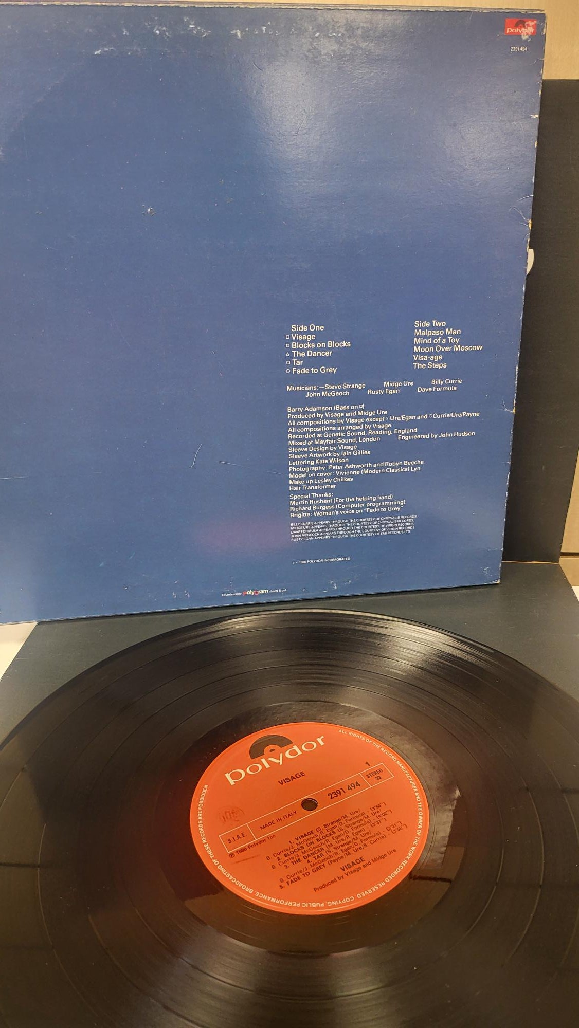Lp Raro - Visage -Visage