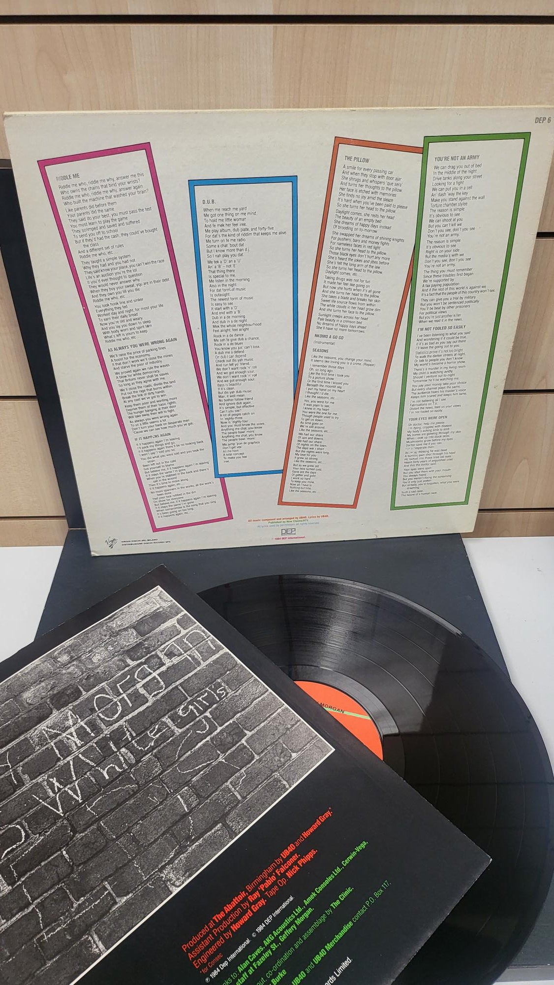 Lp Raro - UB40 - Geffery Morgan