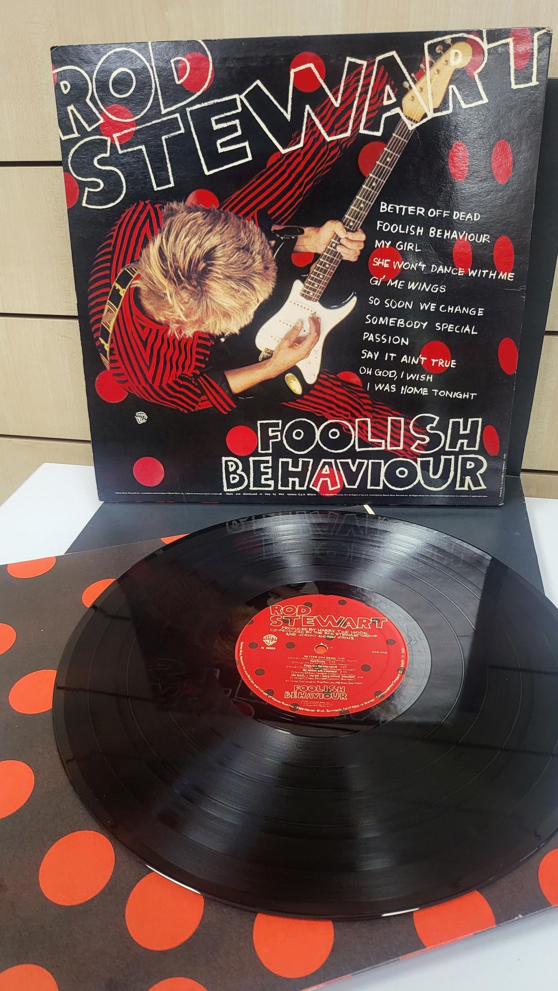 Lp Raro - Rod Stewart - Foolish Behaviour