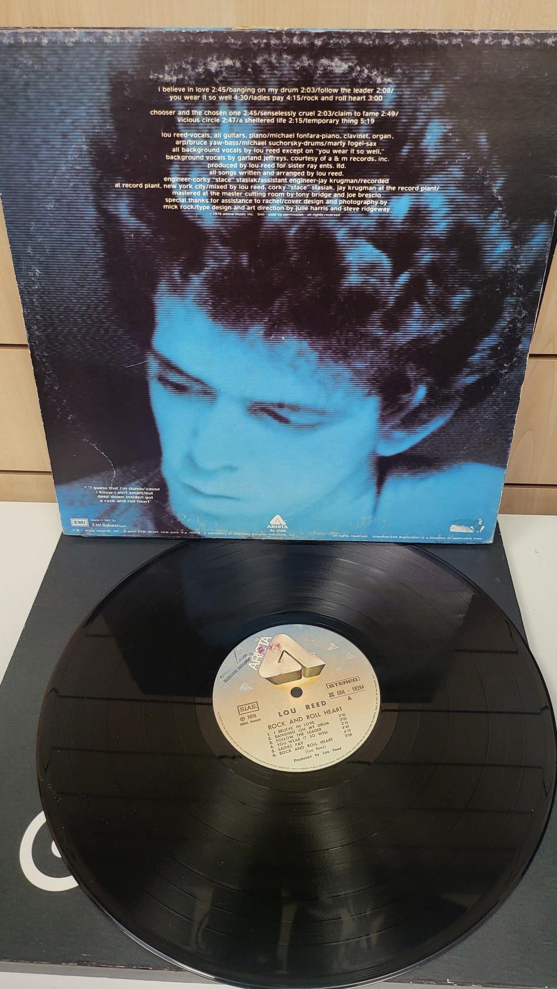 Lp Raro - Lou Reed - Rock And Roll Heart