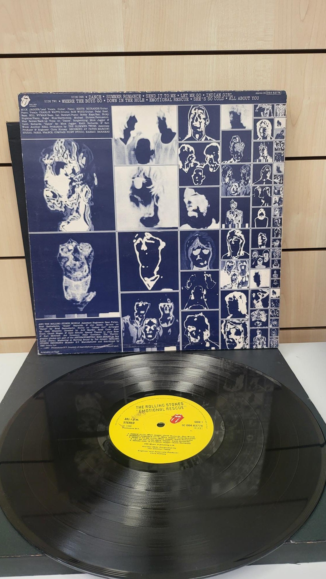Lp Raro - The Rolling Stones - Emotional Rescue