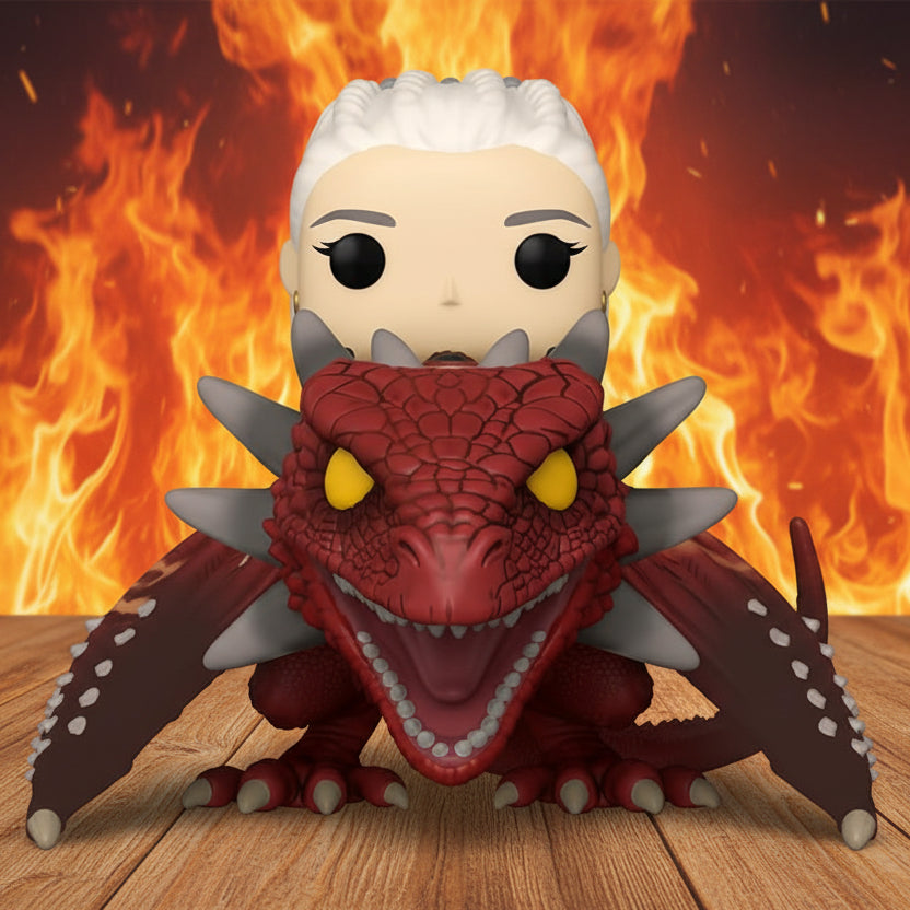 Funko Pop! - House Of The Dragon Rhaenys Targaryen With Meleys #124