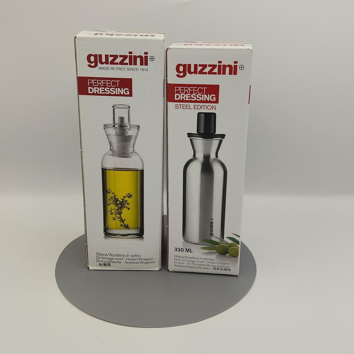 Bundle Guzzini Oliera & Acetiera – Kitchen Active Design + Perfect Dressing Steel Edition