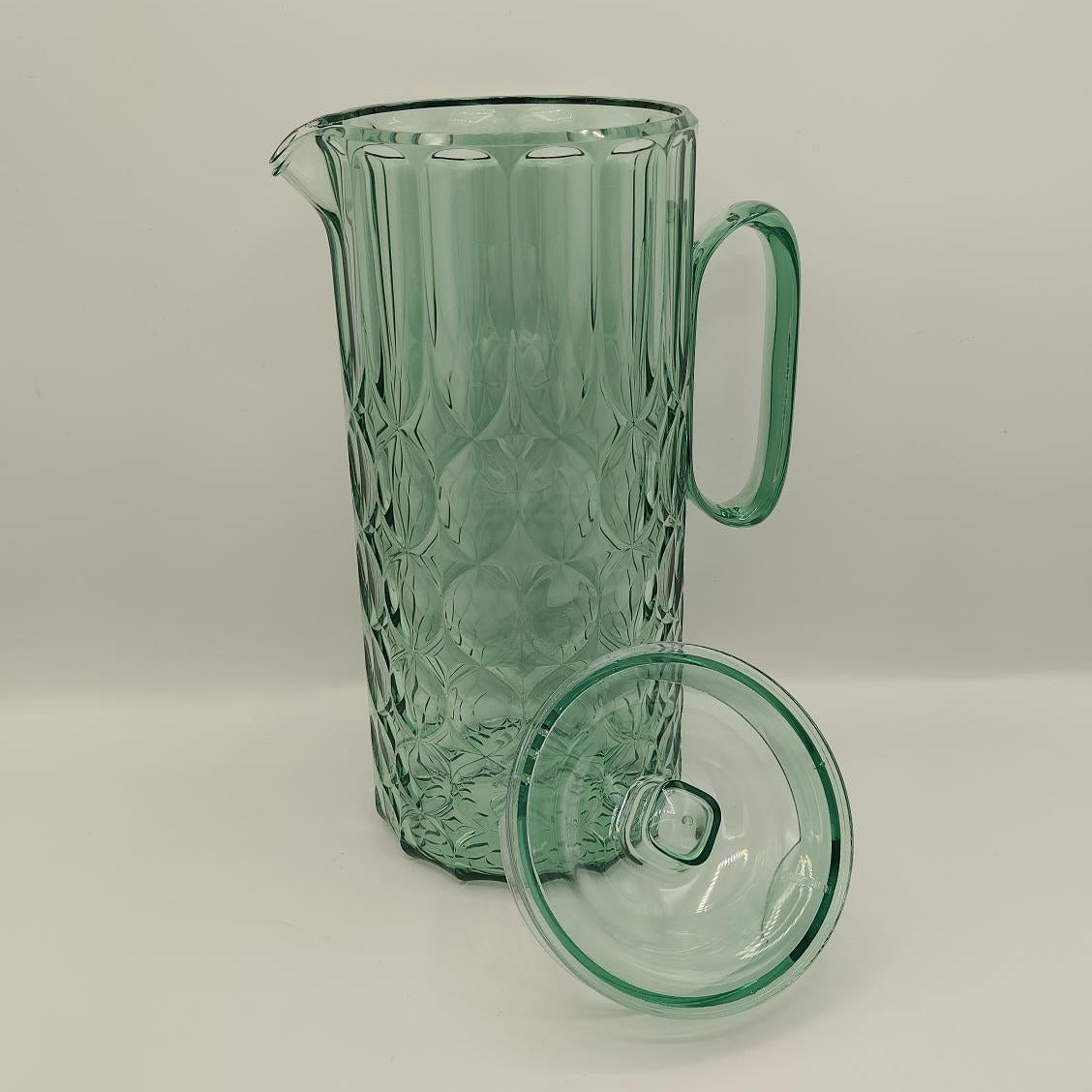 Bundle Guzzini Vanity Aria – Set Caraffa, Portabicchieri e Portatovaglioli Verde Matcha