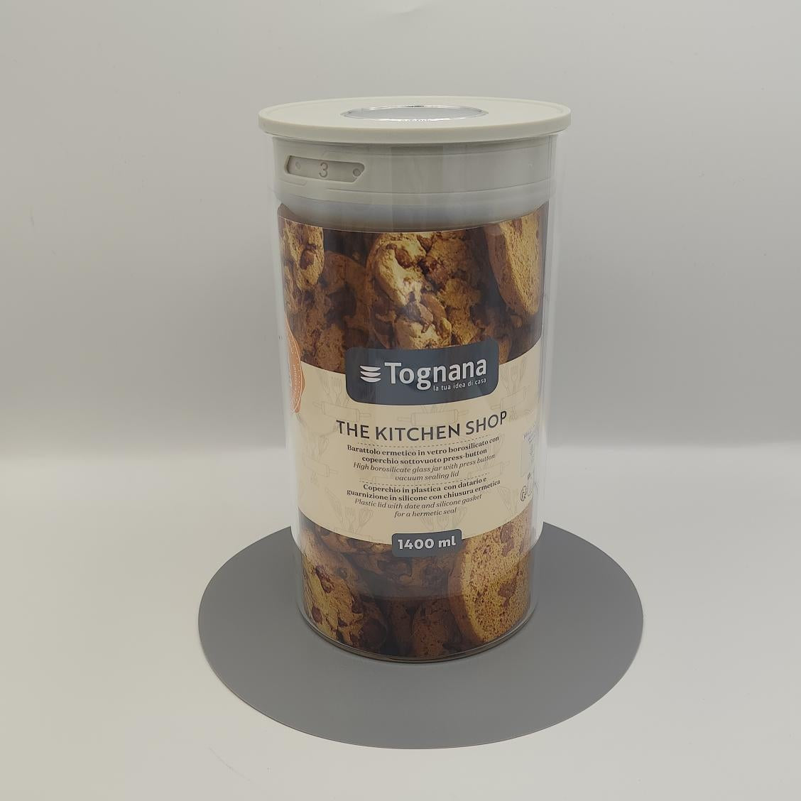 Bundle 3 Barattoli Ermetici Tognana The Kitchen Shop – 750 ml + 1150 ml + 1400 ml