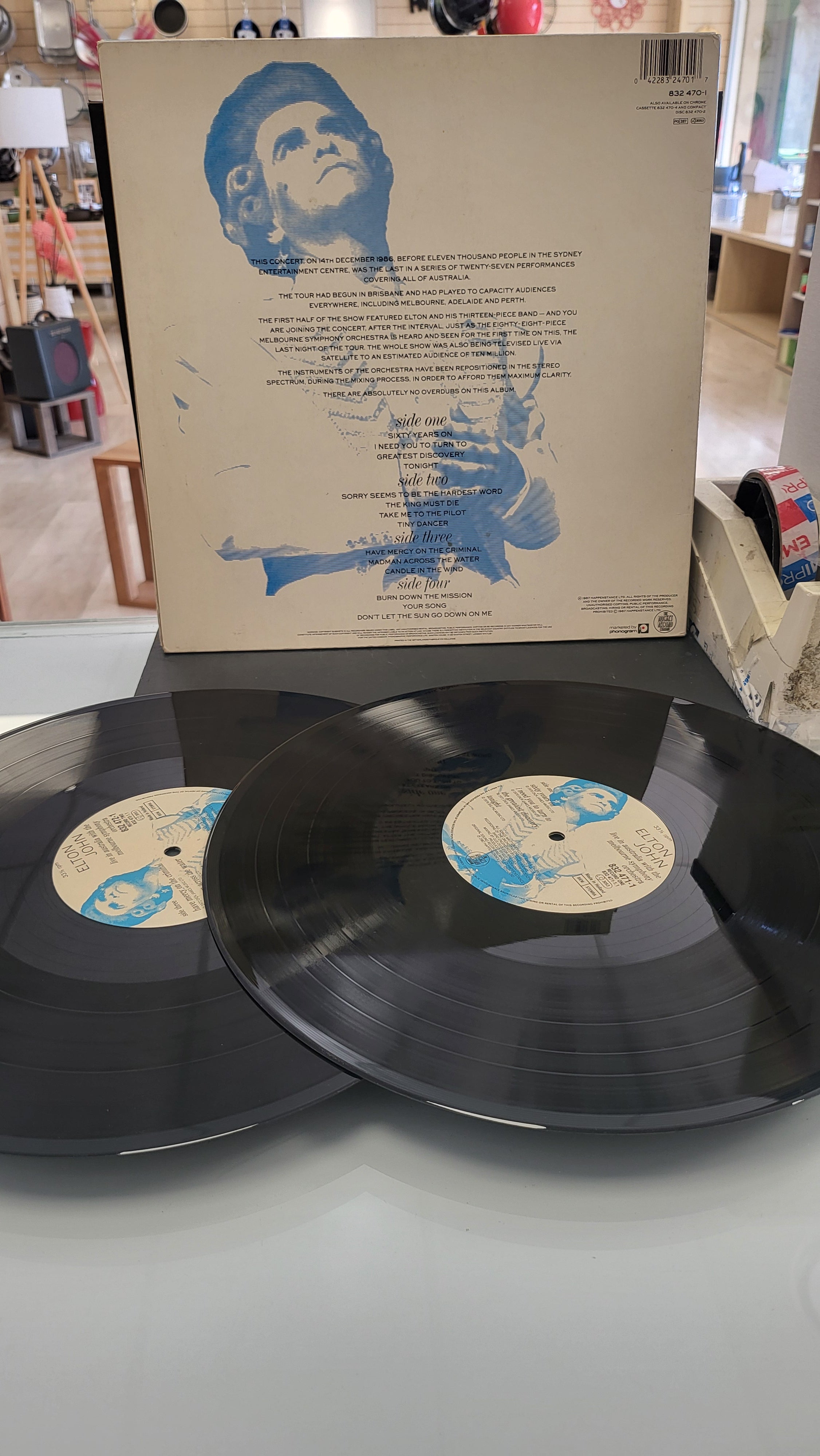 Lp Raro  - Elton John - Live in Australia