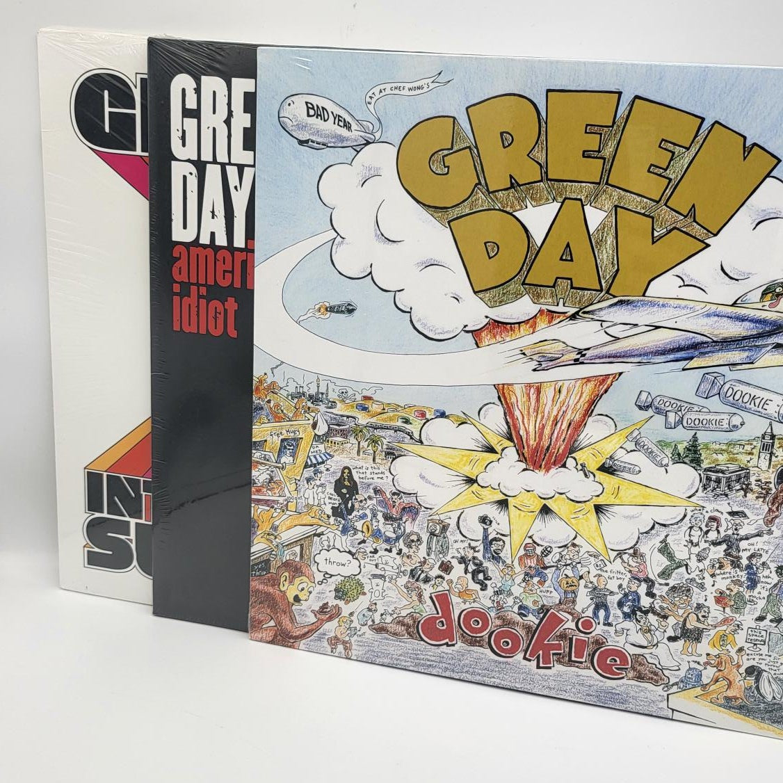Bundle Vinili Green Day: Dookie + American Idiot + International Superhits! (5 LP)