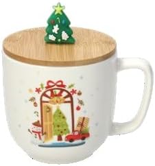 Tognana - Tazza Natalizia con Coperchio in Bamboo