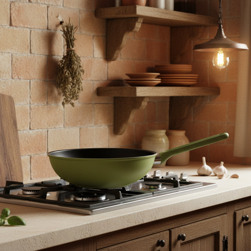Guzzini - Cook&Color Wok 28 cm Verde