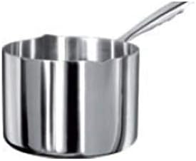 Pentole agnelli ALUM10512 alluminio Inbox 1907 casseruola con 2 manici, 0.85 litri, argento