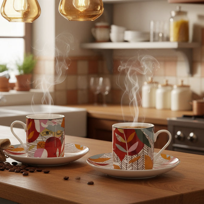 Henriette - Set 2 Tazzine Caffè Linea Sketch - D17691