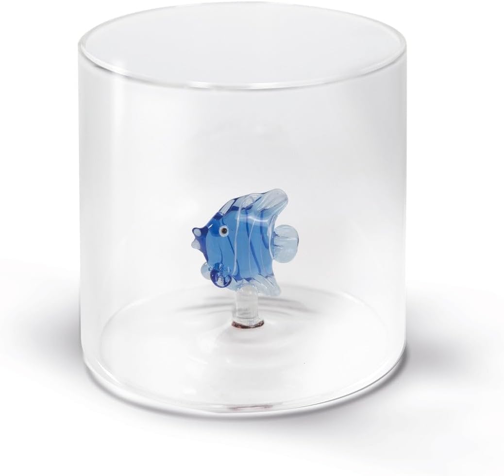 WD Lifestyle - Bicchiere Pesce Azzurro
