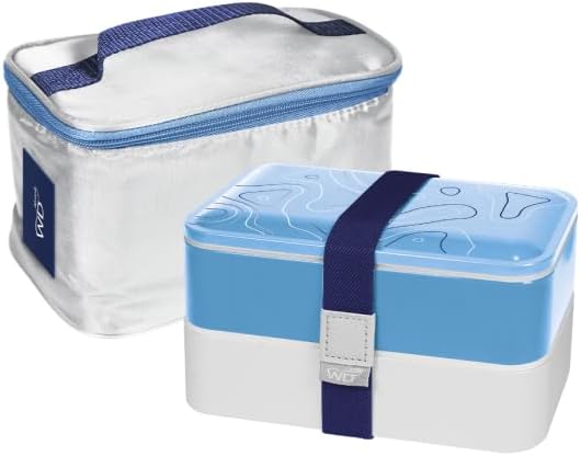 WD Lifestyle - Lunch Box con Coperchio Decorato e Borsetta Termica