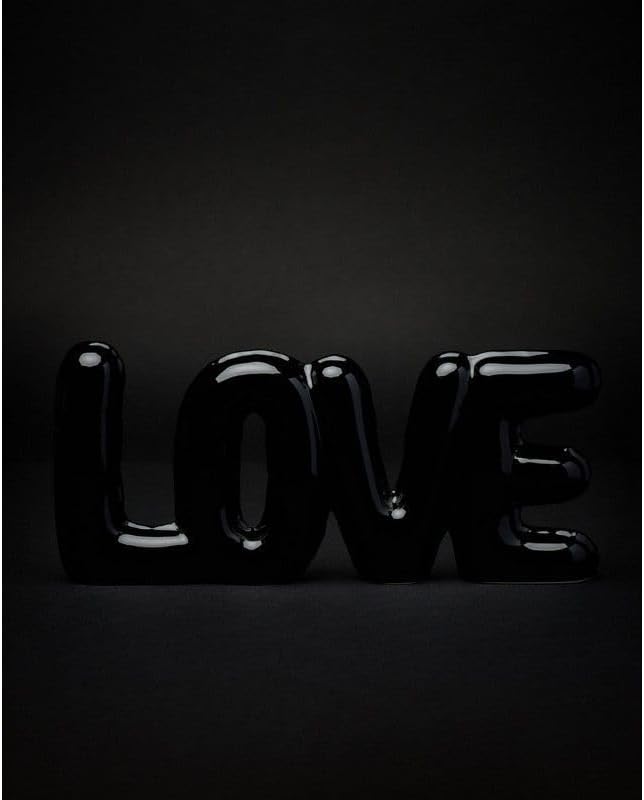 Blogo - Scritta Decorativa Love Black