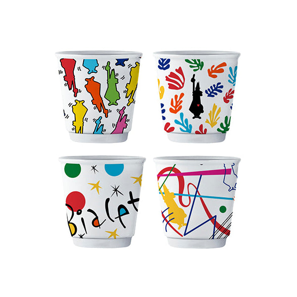 Bialetti - Set 4 Biacchierini Pop Art