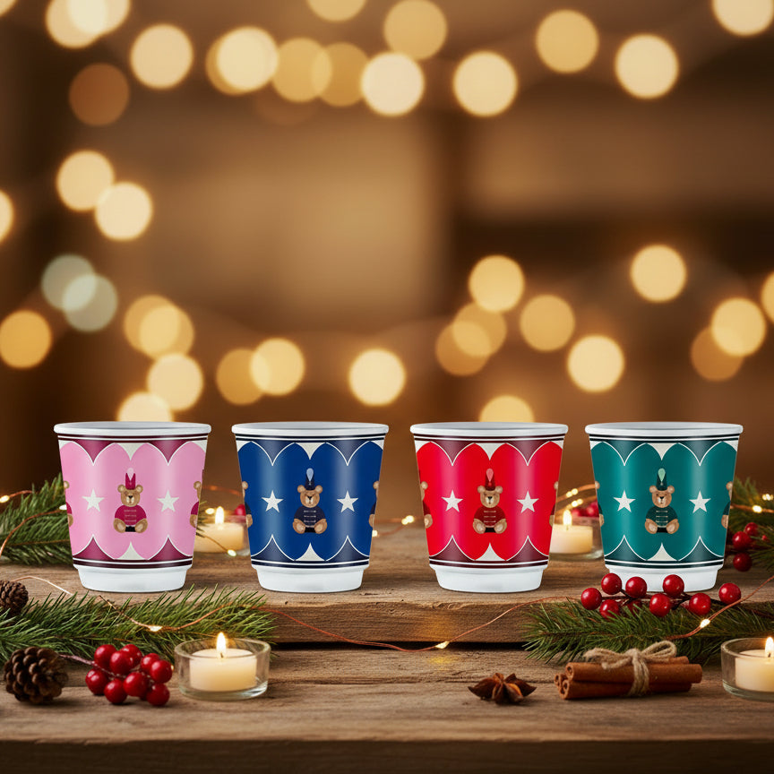 Bialetti - Natale Set 4 Bicchierini