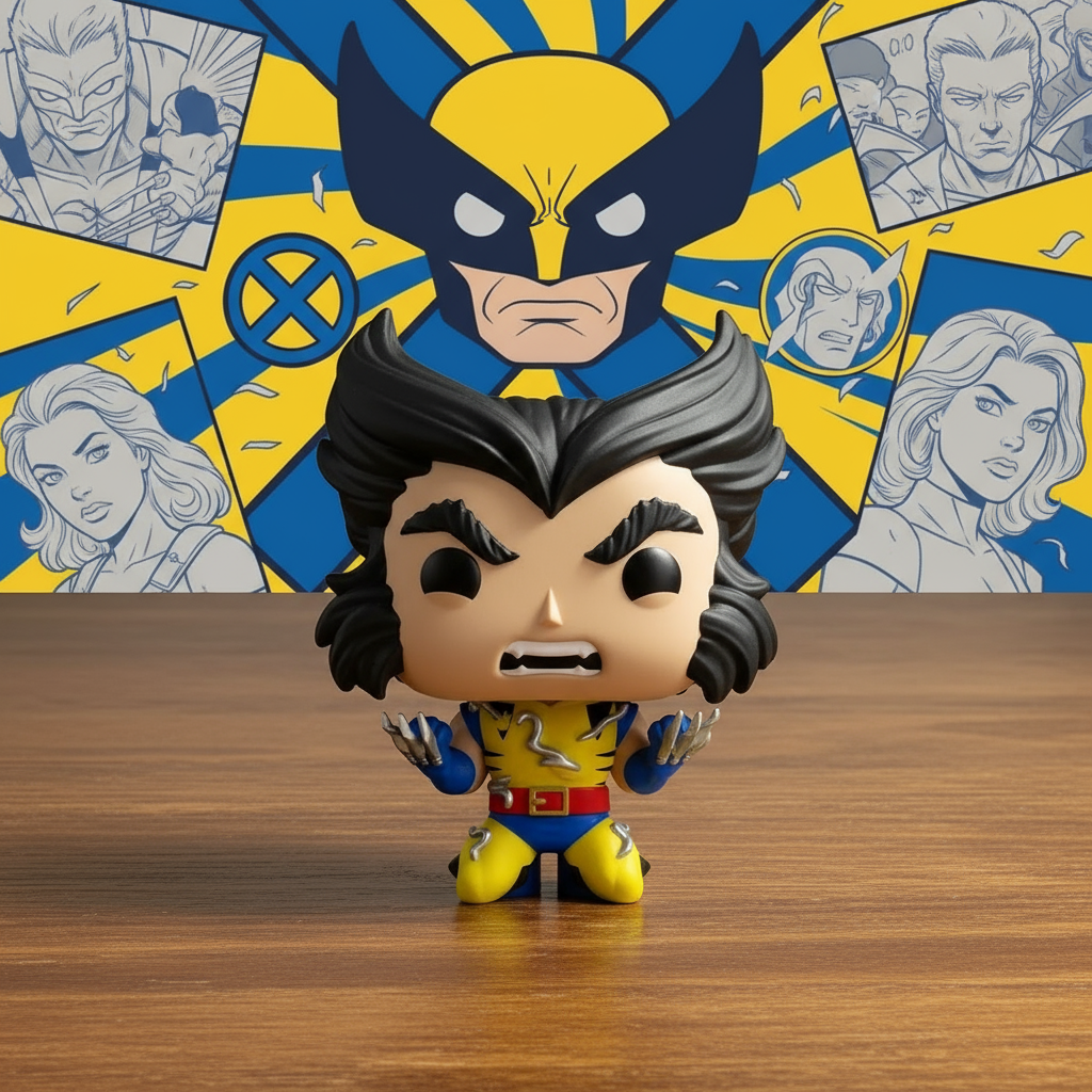 Funko Pop! - Marvel Wolverine 50th Ultimate Wolverine With Adamantium  X-Men #1372