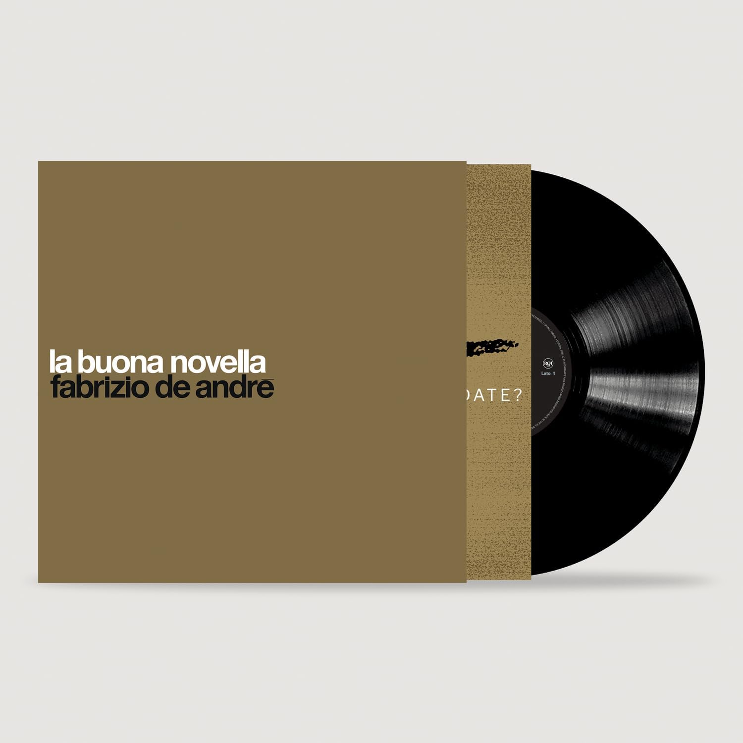 Fabrizio De Andrè - La Buona Novella Lp nero 180 gr. + nuovo libretto editoriale