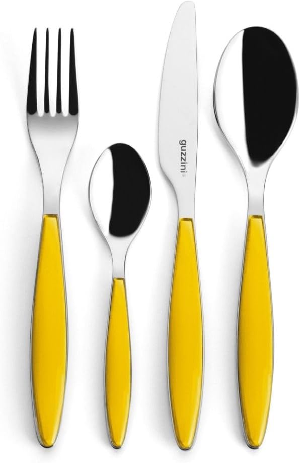 Guzzini - Feeling Set 24 Posate 230000151 Giallo