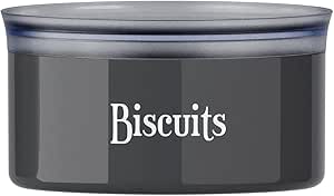 Guzzini - Barattolo Ovale Salva Freschezza Biscuits Grigio