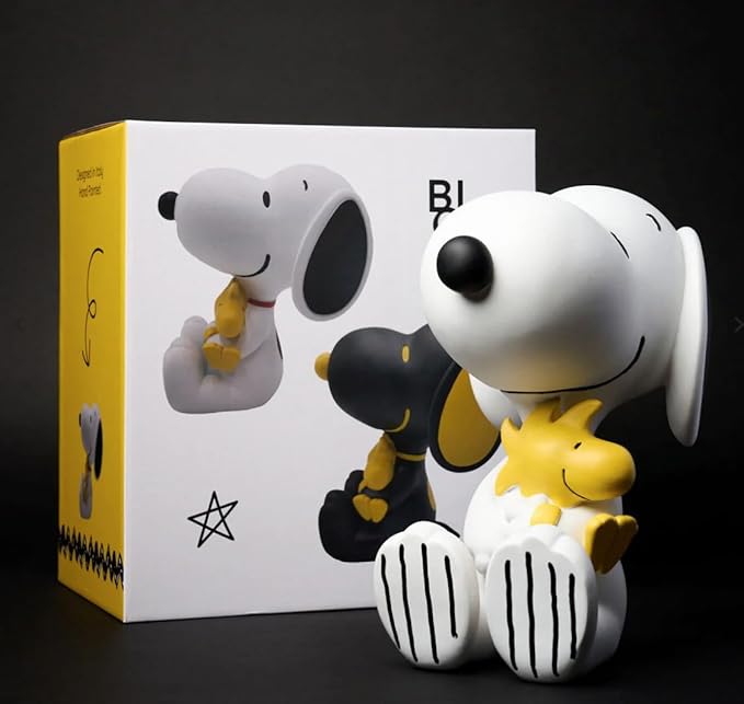 Blogo Design - Snoopy e Woodstock Bianco seduto 29cm