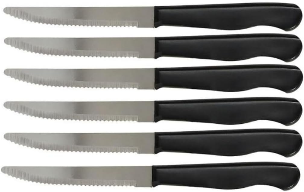 SET 6 STEAK KNIVES R-B-W MYTHOS UTENSILI