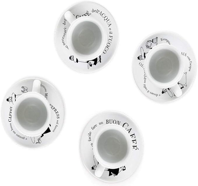 Promo Bialetti - Moka 2 Tz Rossa + Set 4 Tazzine Carosello
