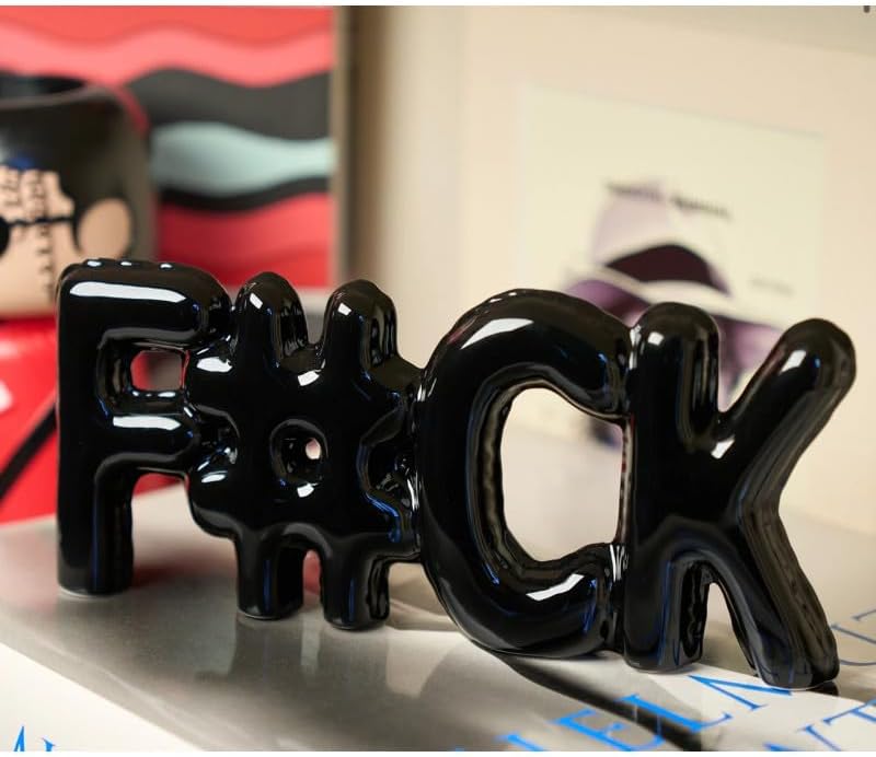 Blogo - Scritta Decorativa F#CK Black
