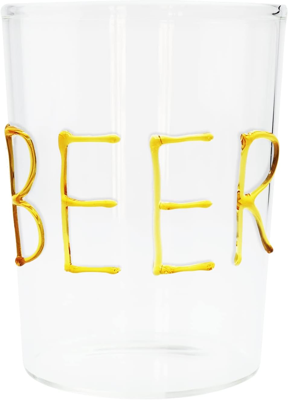 WD Lifestyle - Bicchiere in Vetro con Scritta