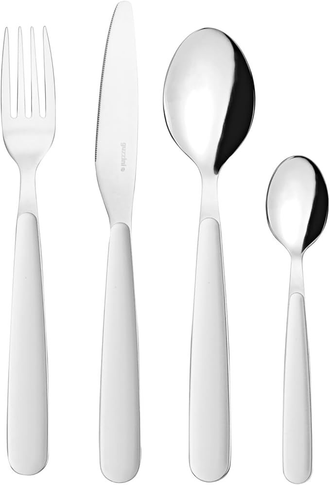 Guzzini - Pop Set di 24 Posate Bianco 12750011