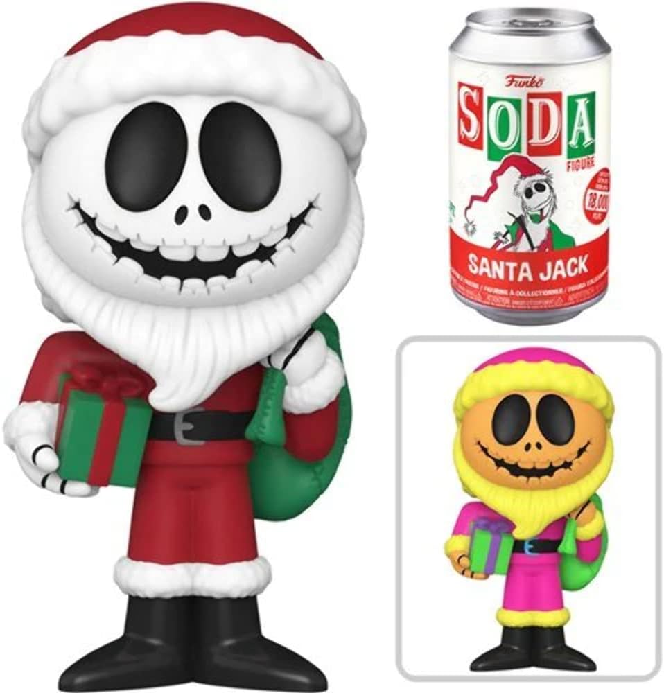 Funko Pop Special Soda Edition - Disney Nightmare Before Christmas  Santa Jack