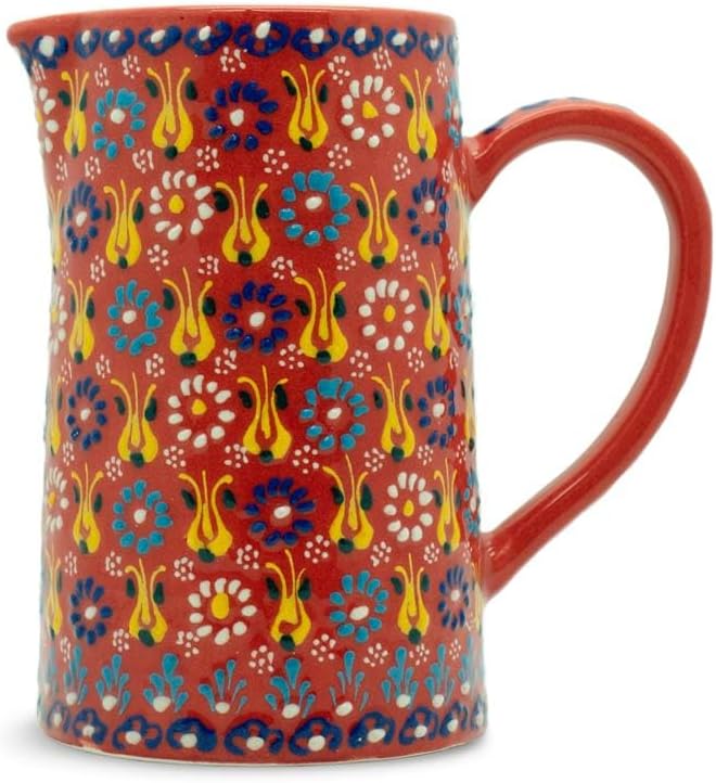 BROCCA IN CERAMICA CAPACITà 1,5 L. ROSSA