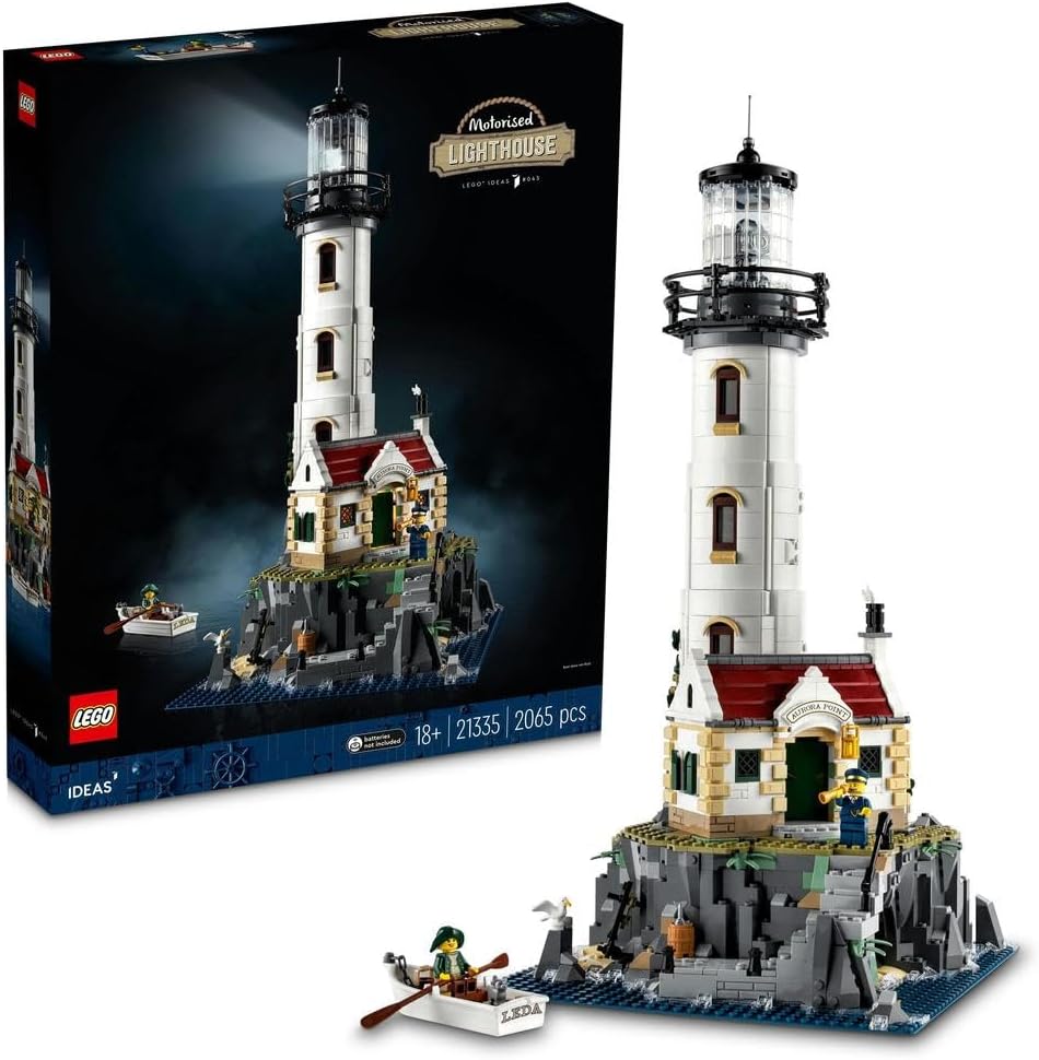 Lego - Ideas  Il faro motorizzato, modello da costruire. 21335